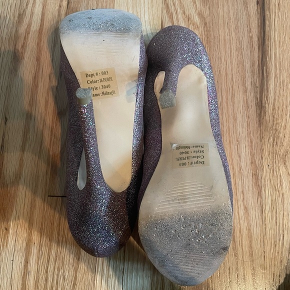 Pink/purple sparkly heels - Picture 5 of 5